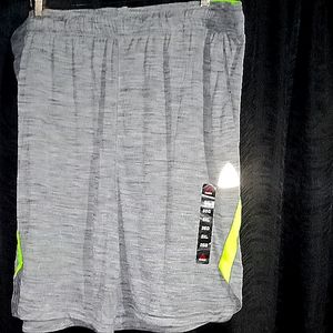 Men's Reebok athletic shorts,grey and yellow. 3xl